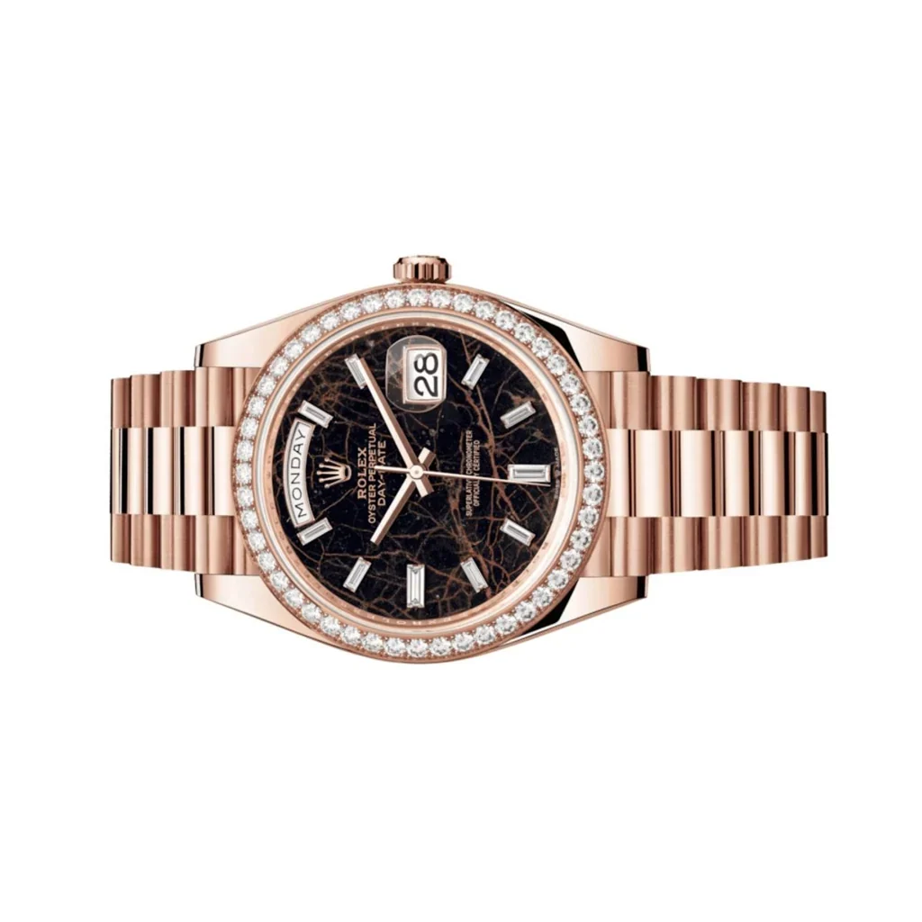 Day-Date Eisenkiesel Diamond Dial President Bracelet Automatic Men’s Watch