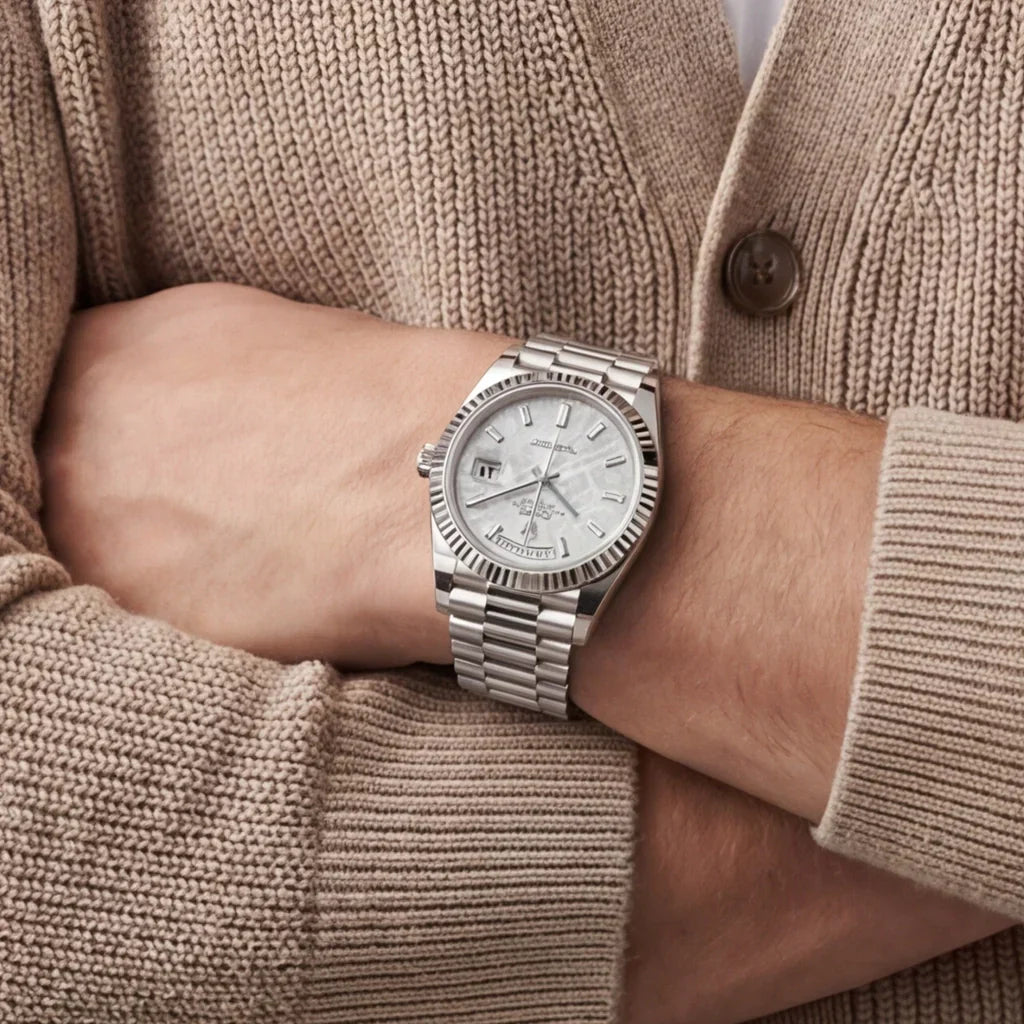 Day-Date Meteorite Dial Men's Watch