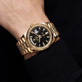Day-date Onyx Diamond Dial Men's Watch