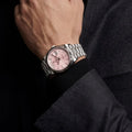 Day-date Platinum Dial Pink Mens Watch