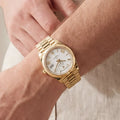 Day-date White Dial Men's President Watch