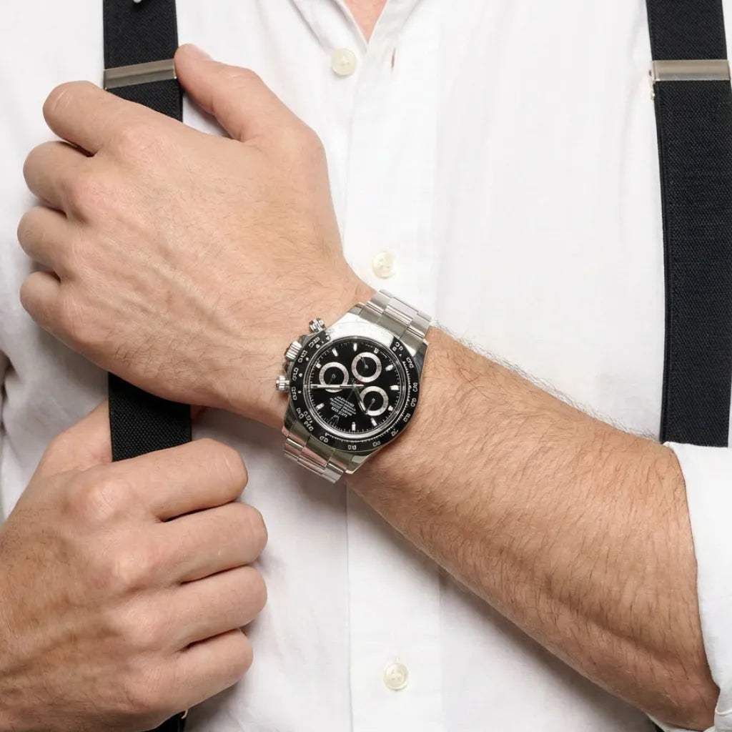 Daytona Black Dial Mens Watch