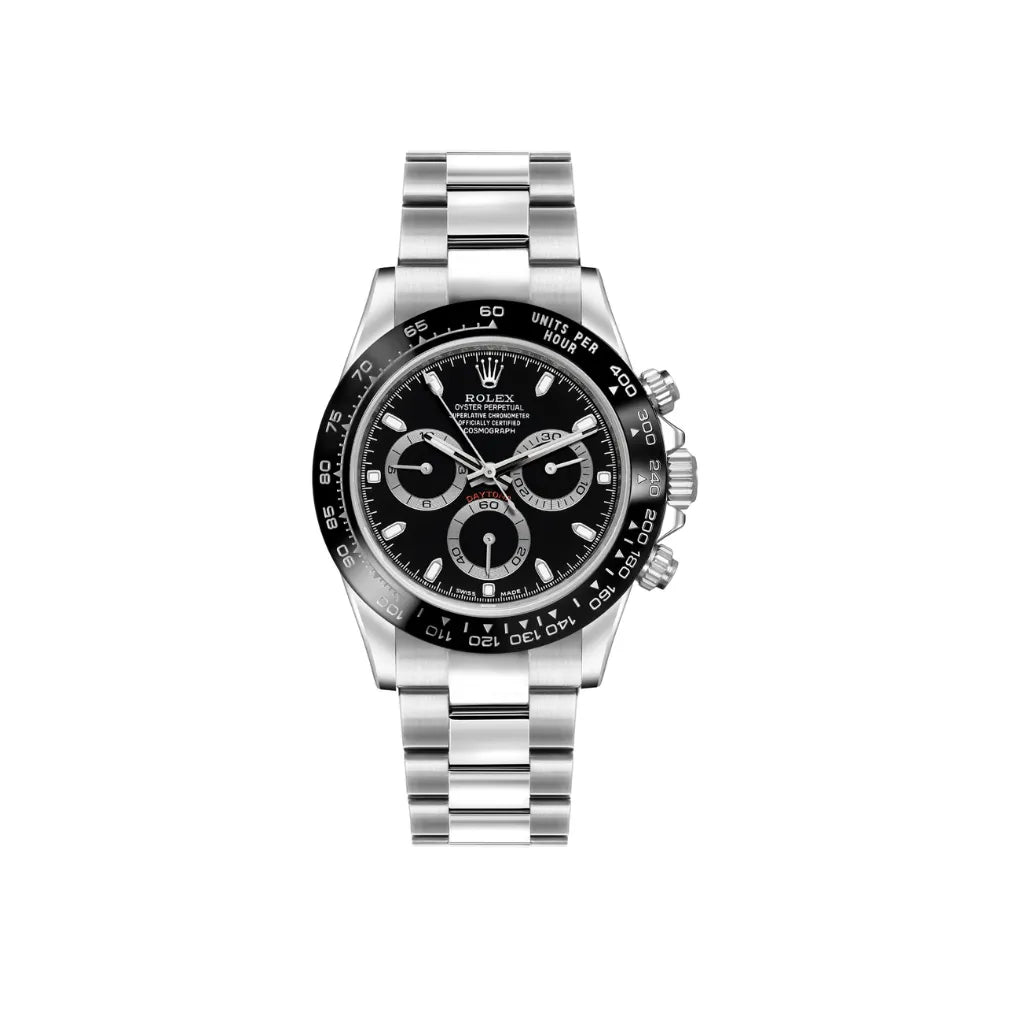 Daytona Black Dial Mens Watch
