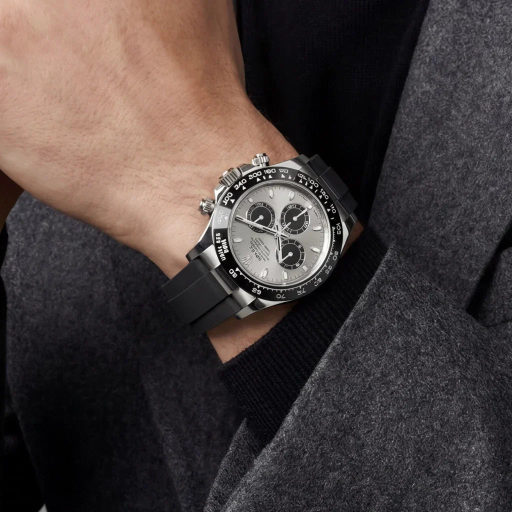 Daytona Grey Dial Oysterflex Mens Watch