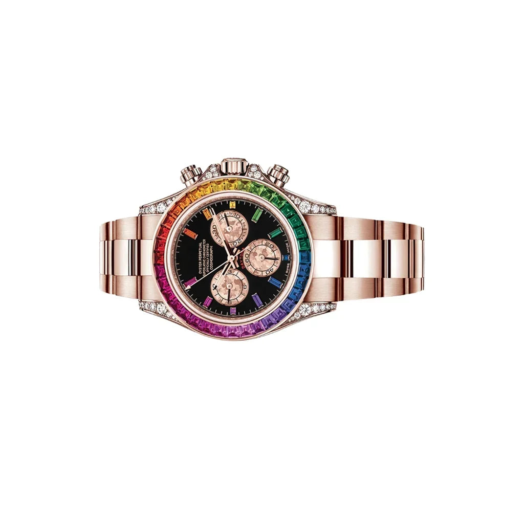 Daytona Rainbow Black Dial Watch