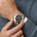 Daytona Zenith Movement Black Dial Mens Watch
