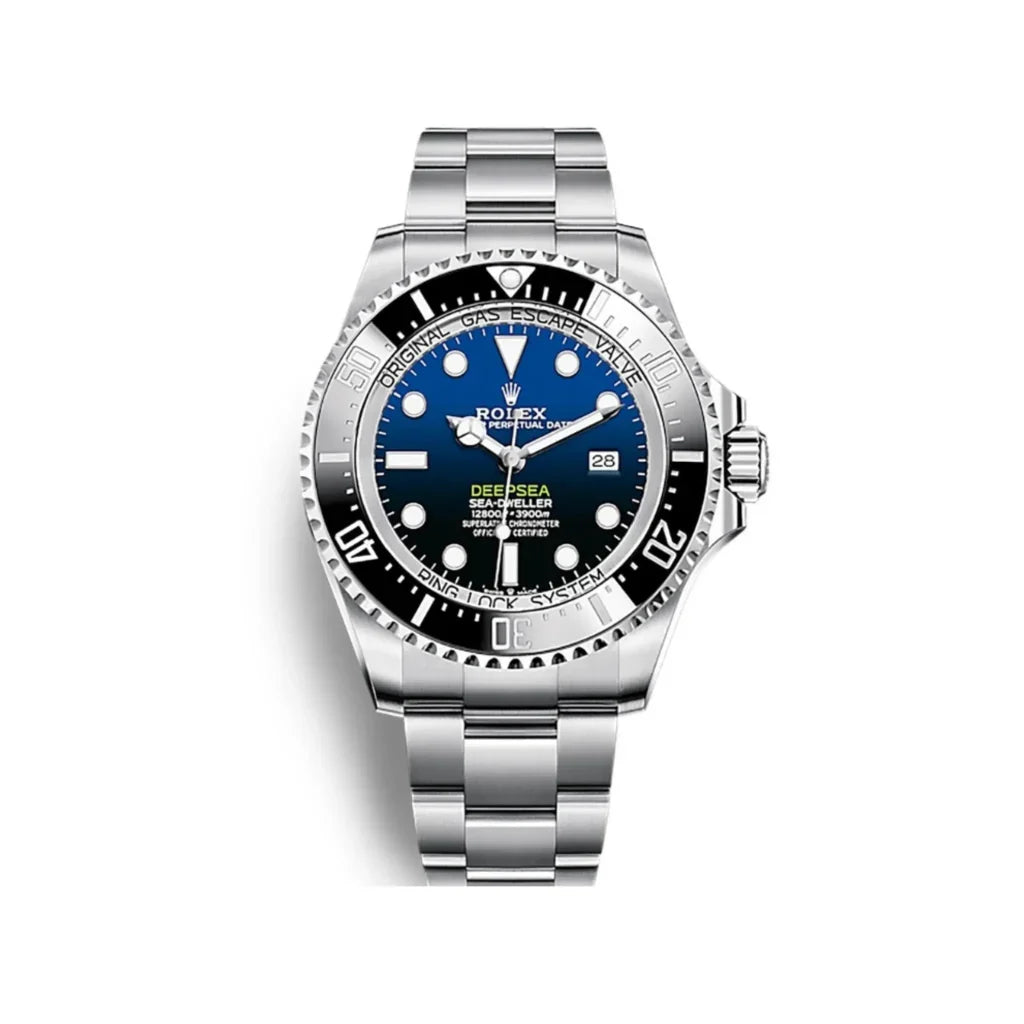 Deepsea D-blue Automatic Men’s Dive Watch With Unidirectional Bezel