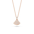 Divas' Dream Fan Pendant Necklace