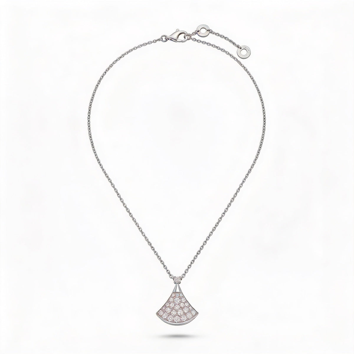 Divas' Dream Fan Pendant Necklace