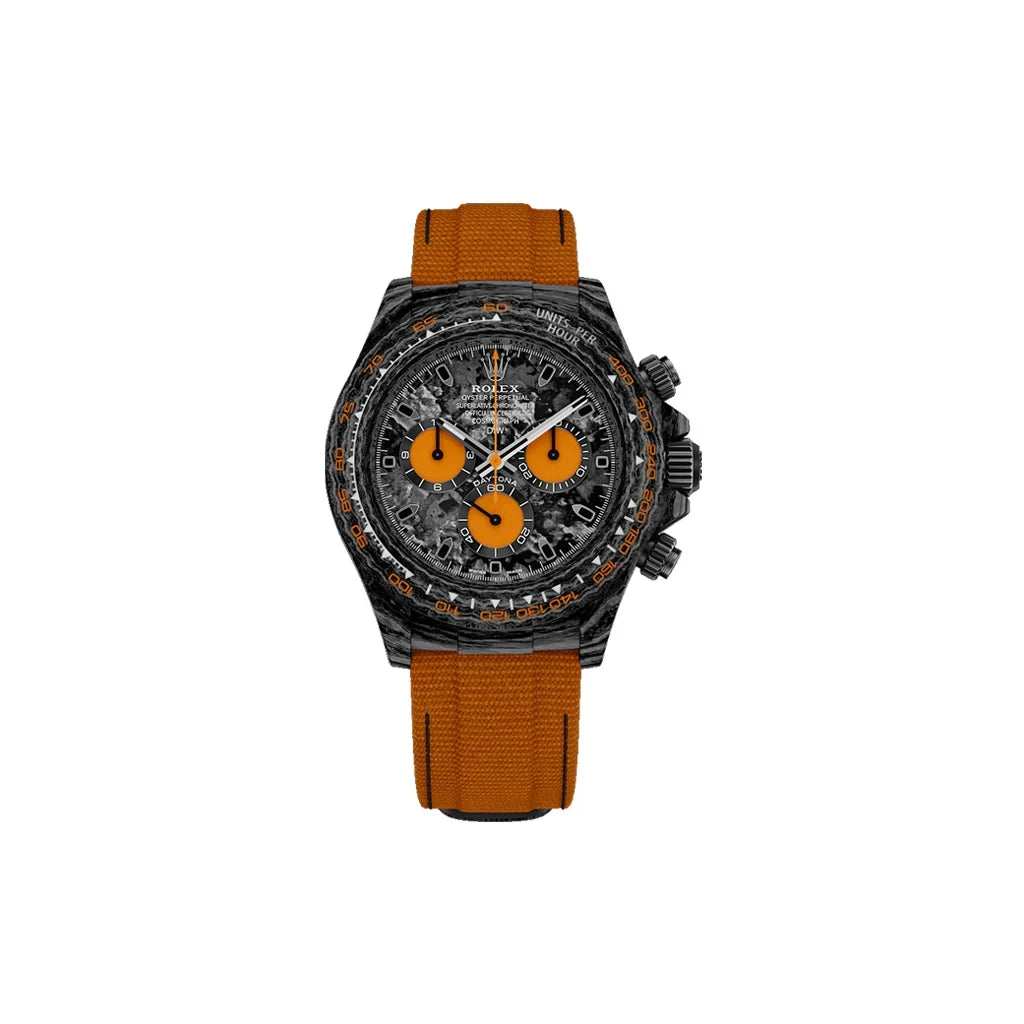 Diw Daytona Carbon Orange Edition Oyster Black