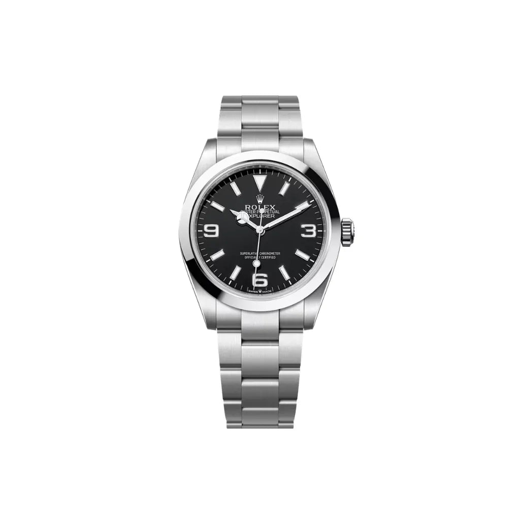 Explorer I Black Dial Mens Watch
