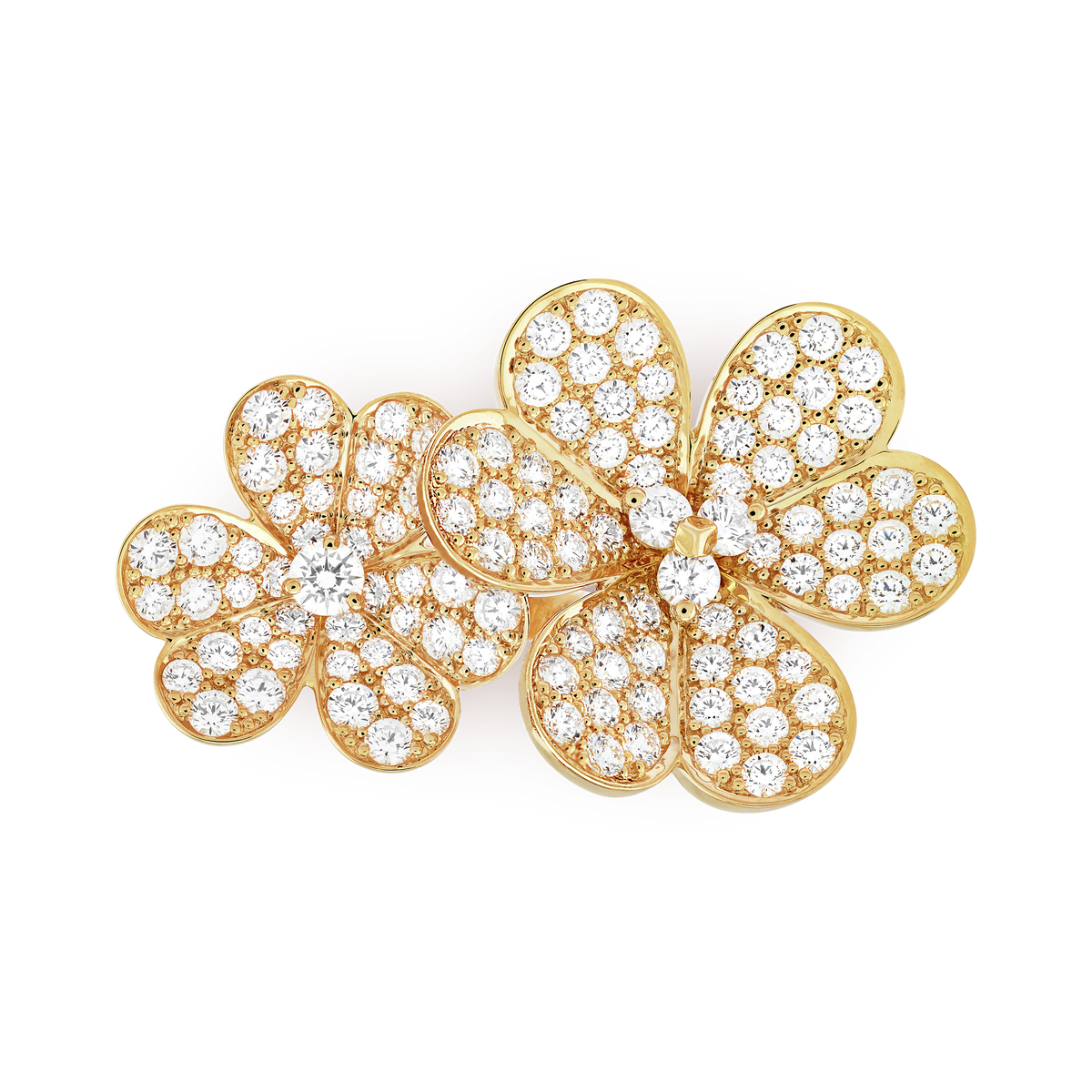 Floral Between The Finger Ring