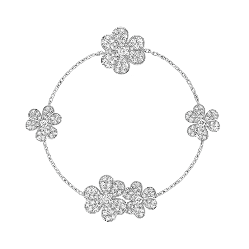 Frivole 5 Flowers Clover Bracelet