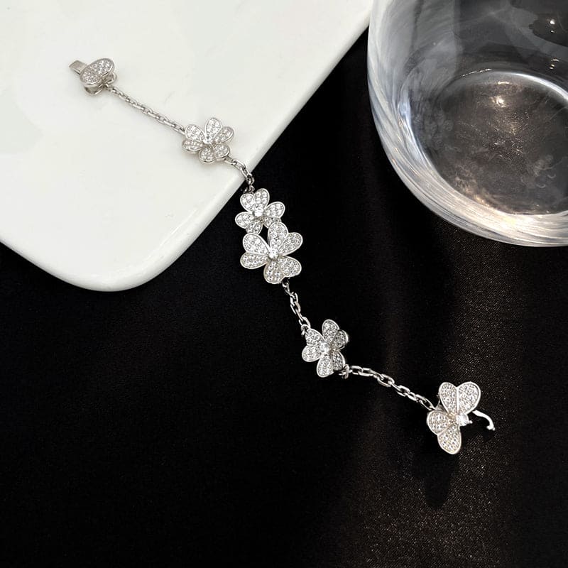Frivole 5 Flowers Clover Bracelet
