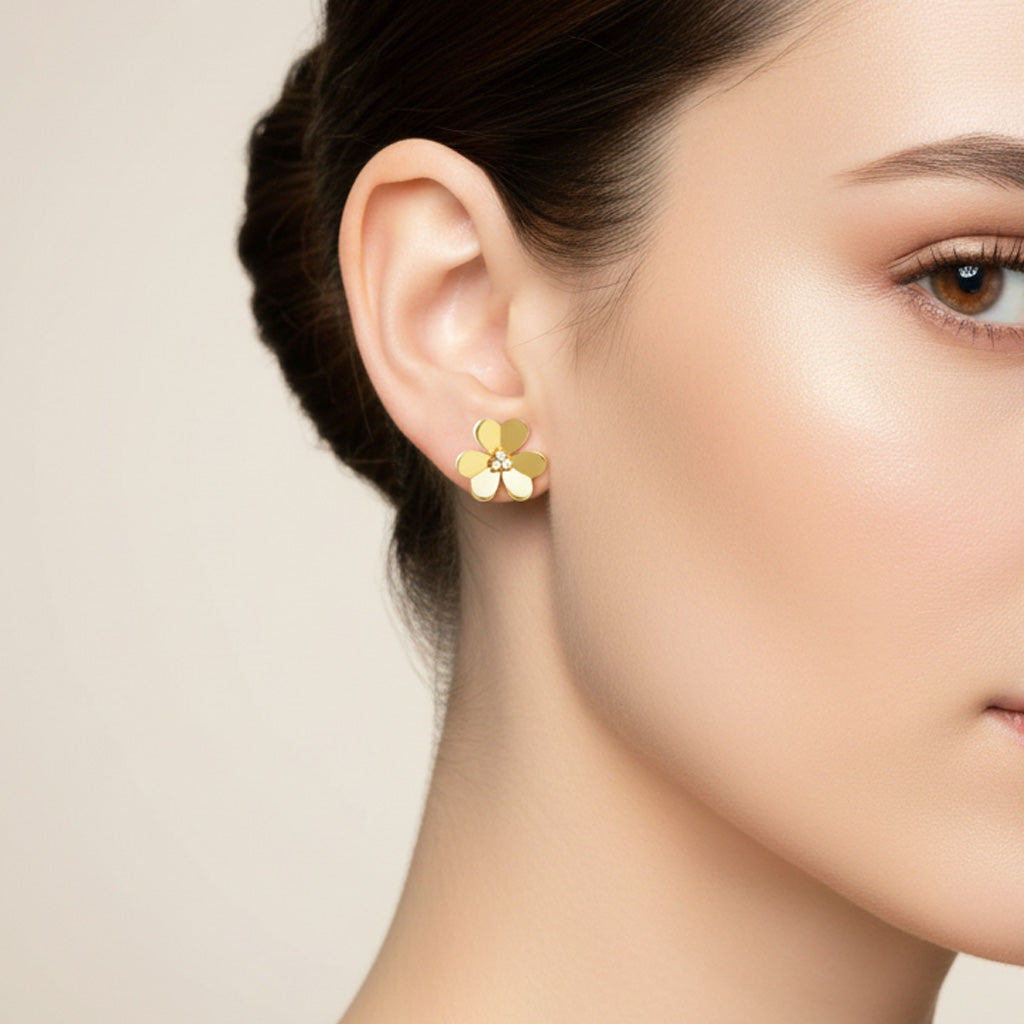 Frivole Large Flower Earrings