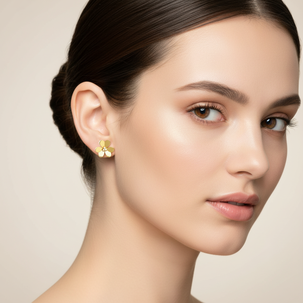 Frivole Large Flower Earrings