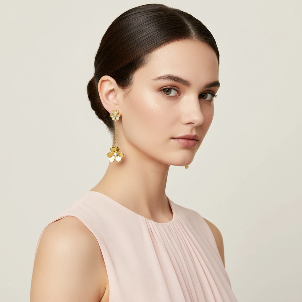 Frivole Pendant Drop Earrings