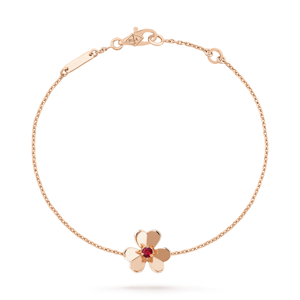 Frivole Ruby Clover Bracelet