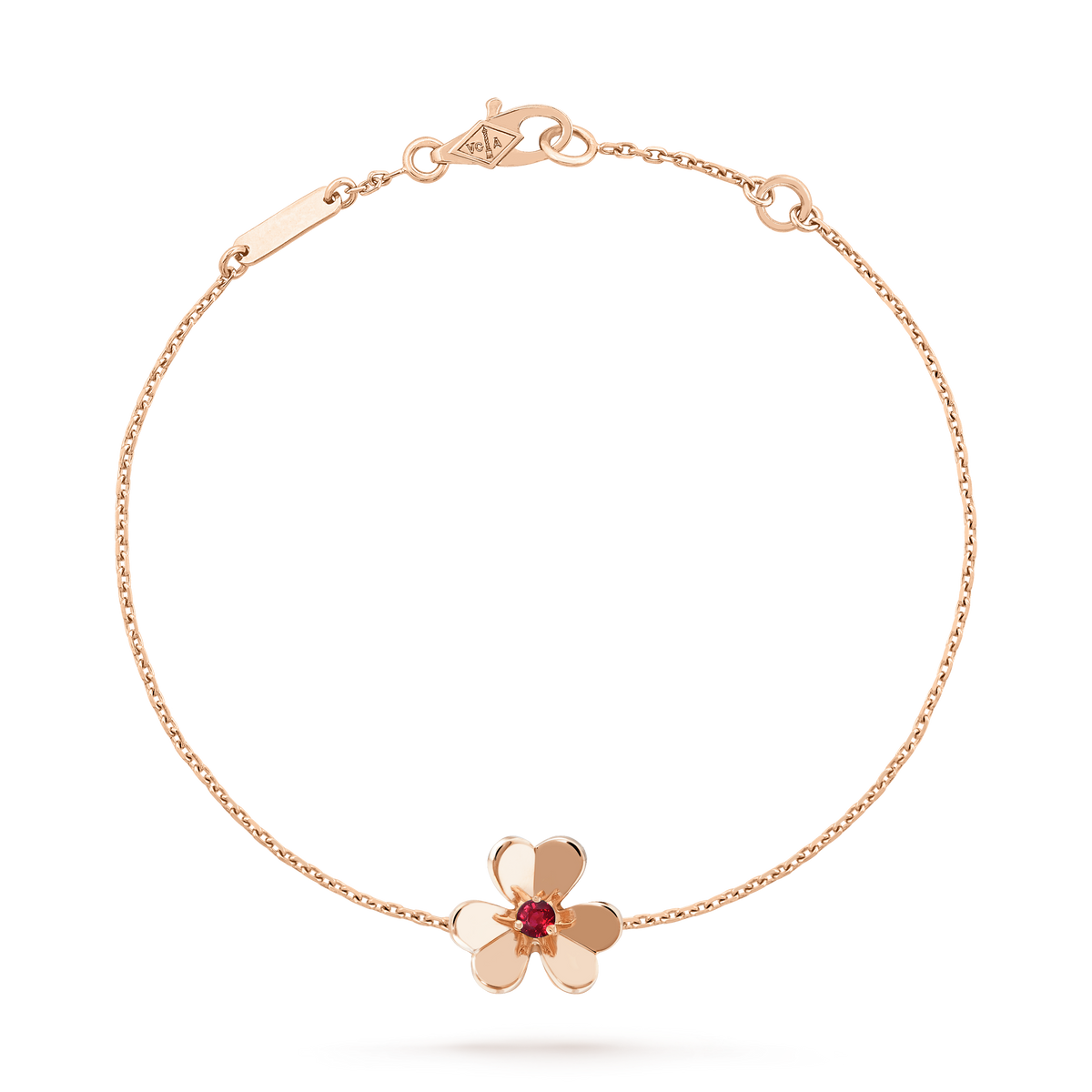 Frivole Ruby Clover Bracelet