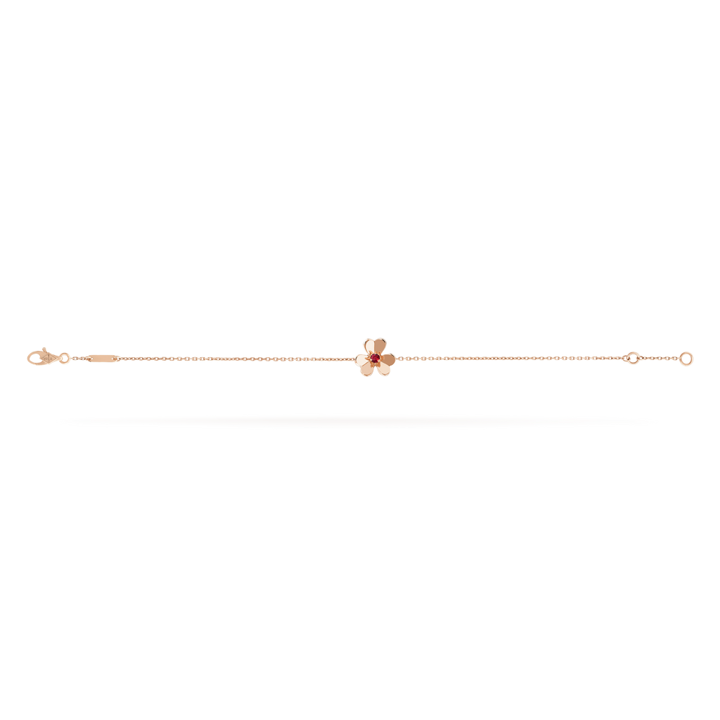Frivole Ruby Clover Bracelet