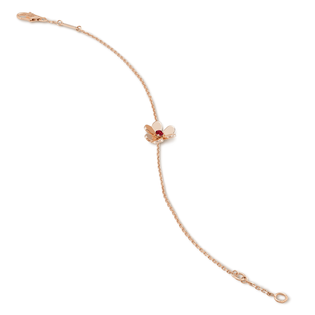 Frivole Ruby Clover Bracelet