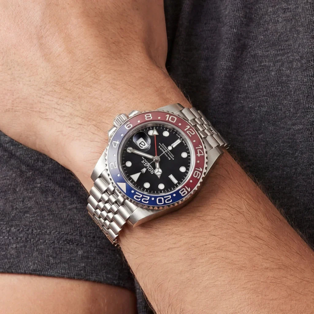 Gmt Master Ii Blue Red Pepsi Bezel Mens Watch