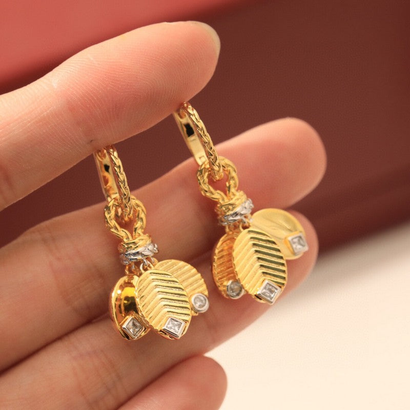 Grain De Café Drop Earrings