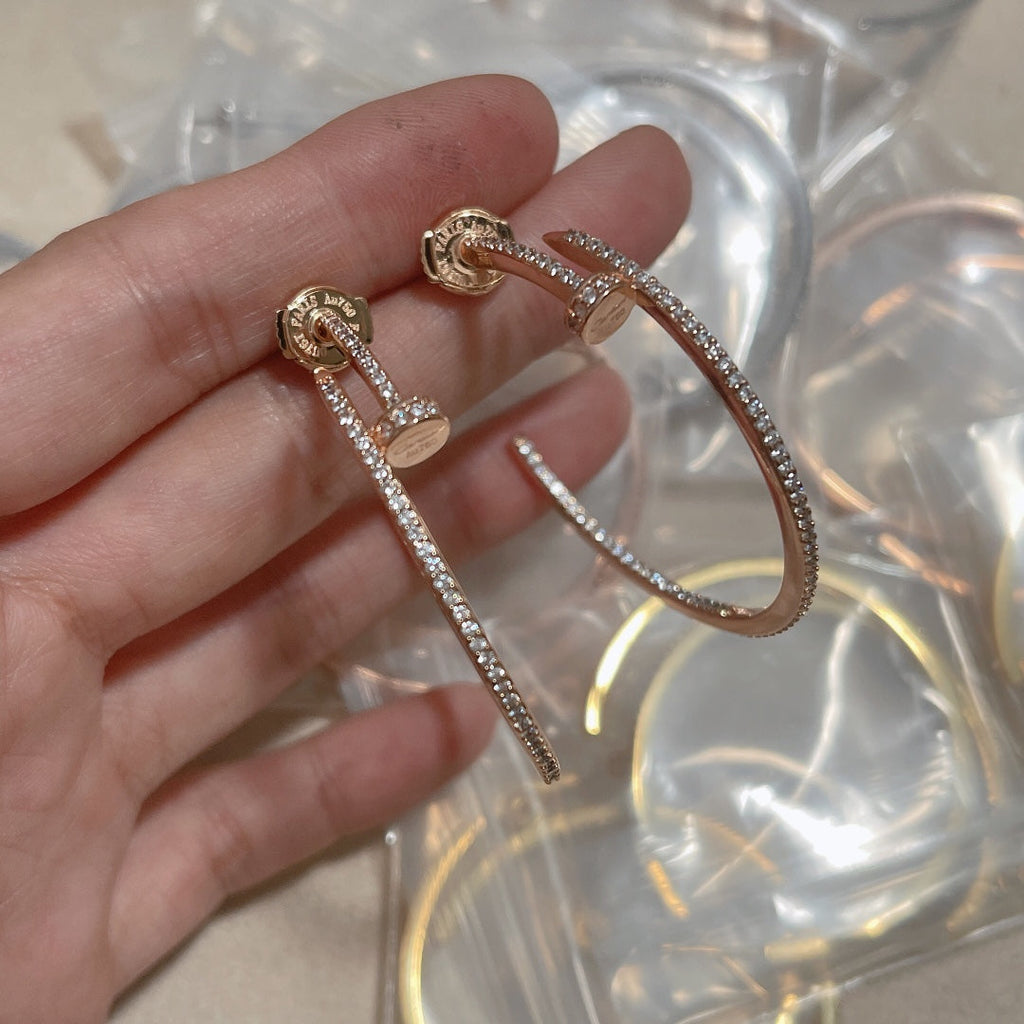 Juste Un Clou Inspired Hoop Earrings