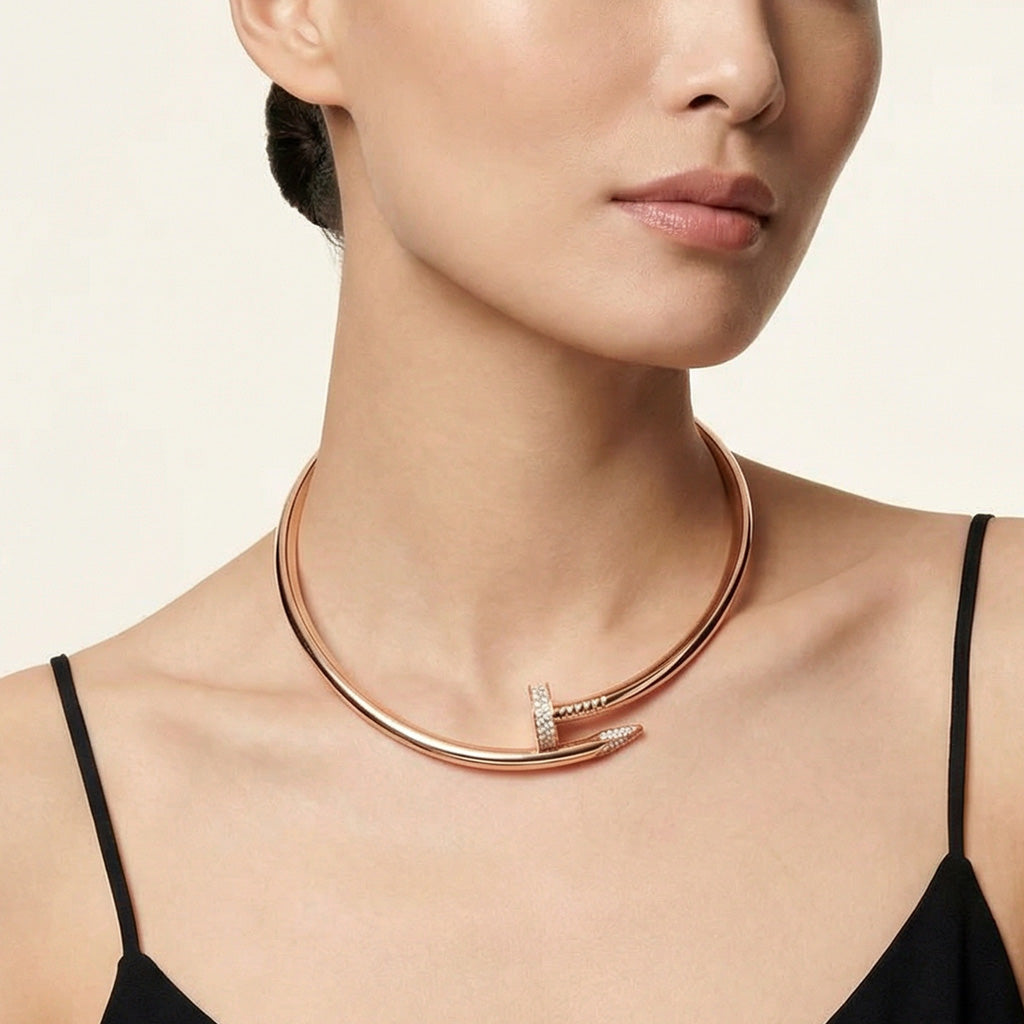 Juste Un Clou Torque Necklace