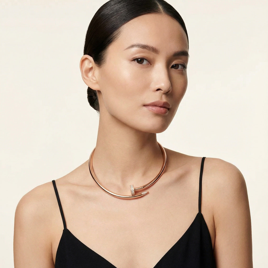 Juste Un Clou Torque Necklace