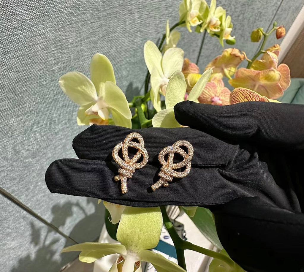 Keys Woven Earrings