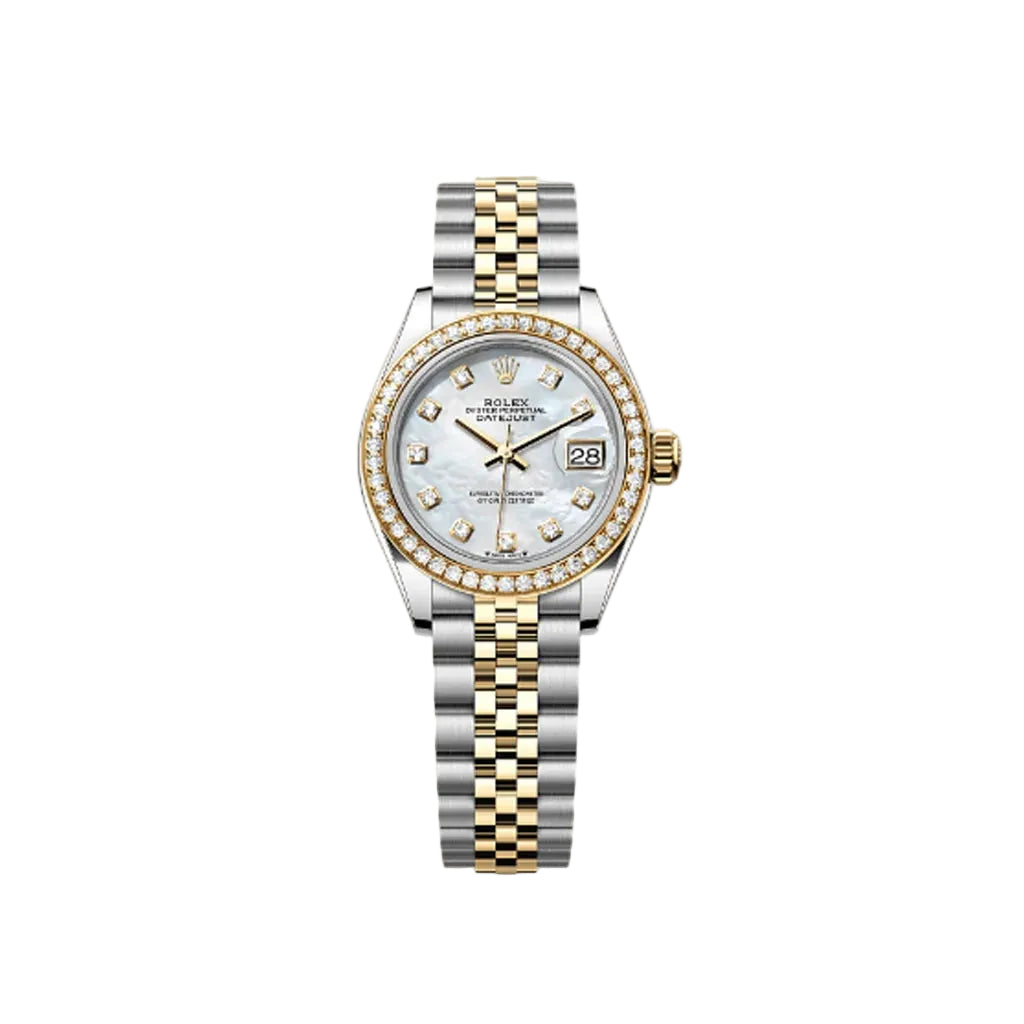 Lady-Datejust Automatic Ladies Watch With Diamond Bezel