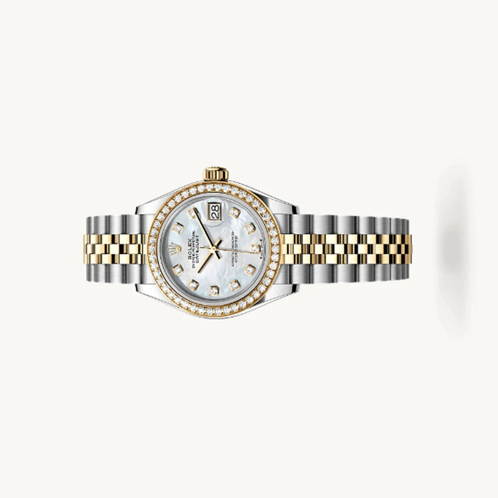 Lady-Datejust Automatic Ladies Watch With Diamond Bezel