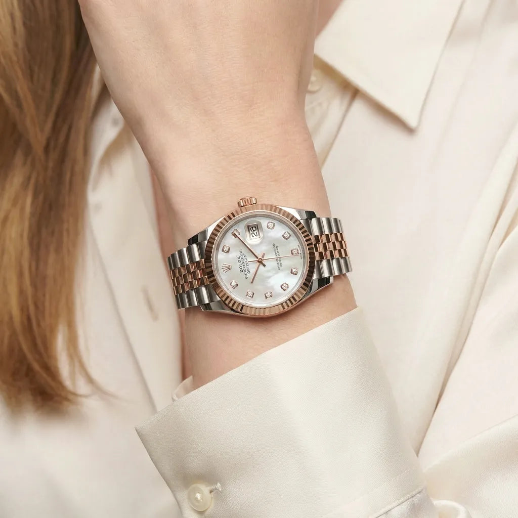 Lady-Datejust Automatic Mother Of Pearl Dial Women's Watch