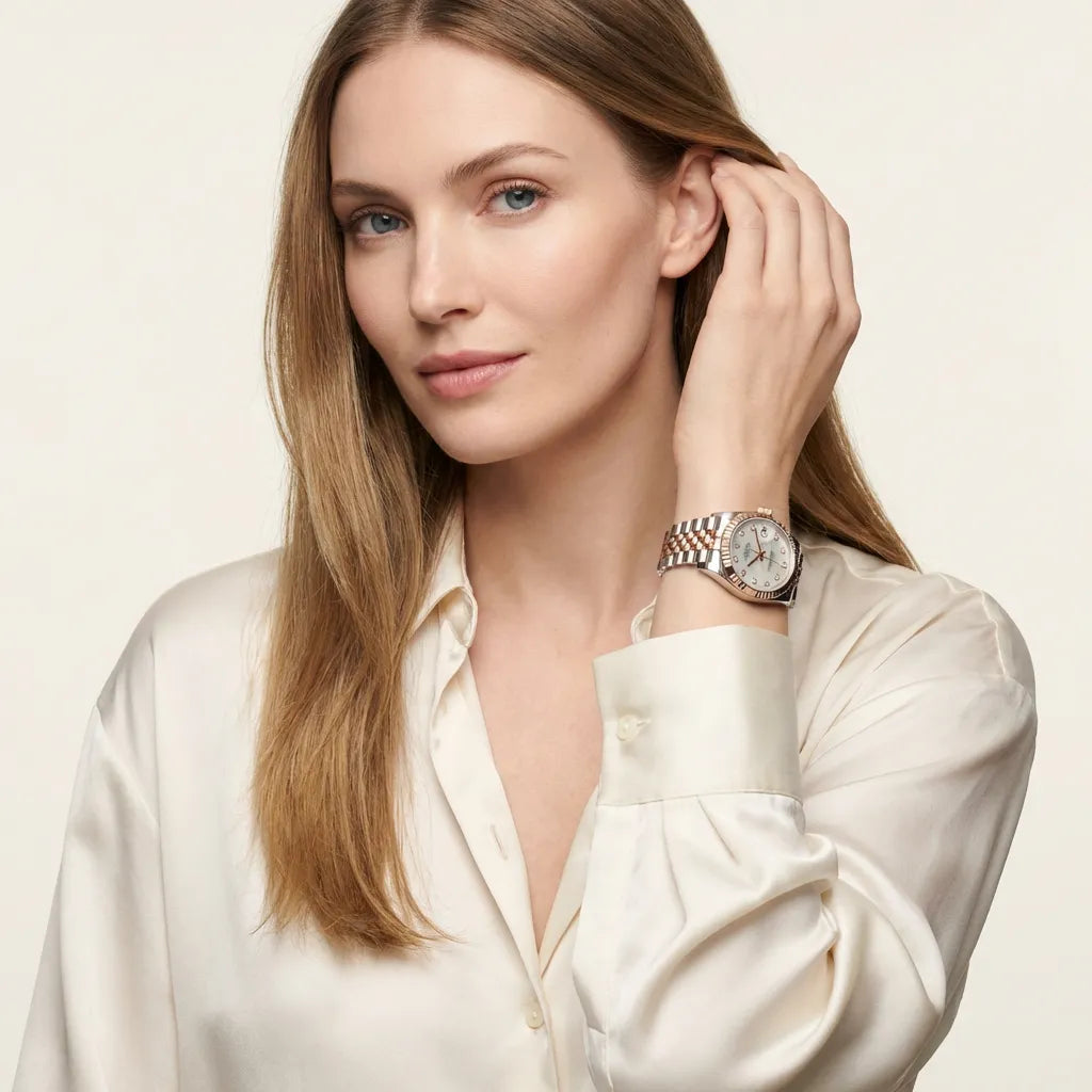 Lady-Datejust Automatic Mother Of Pearl Dial Women's Watch