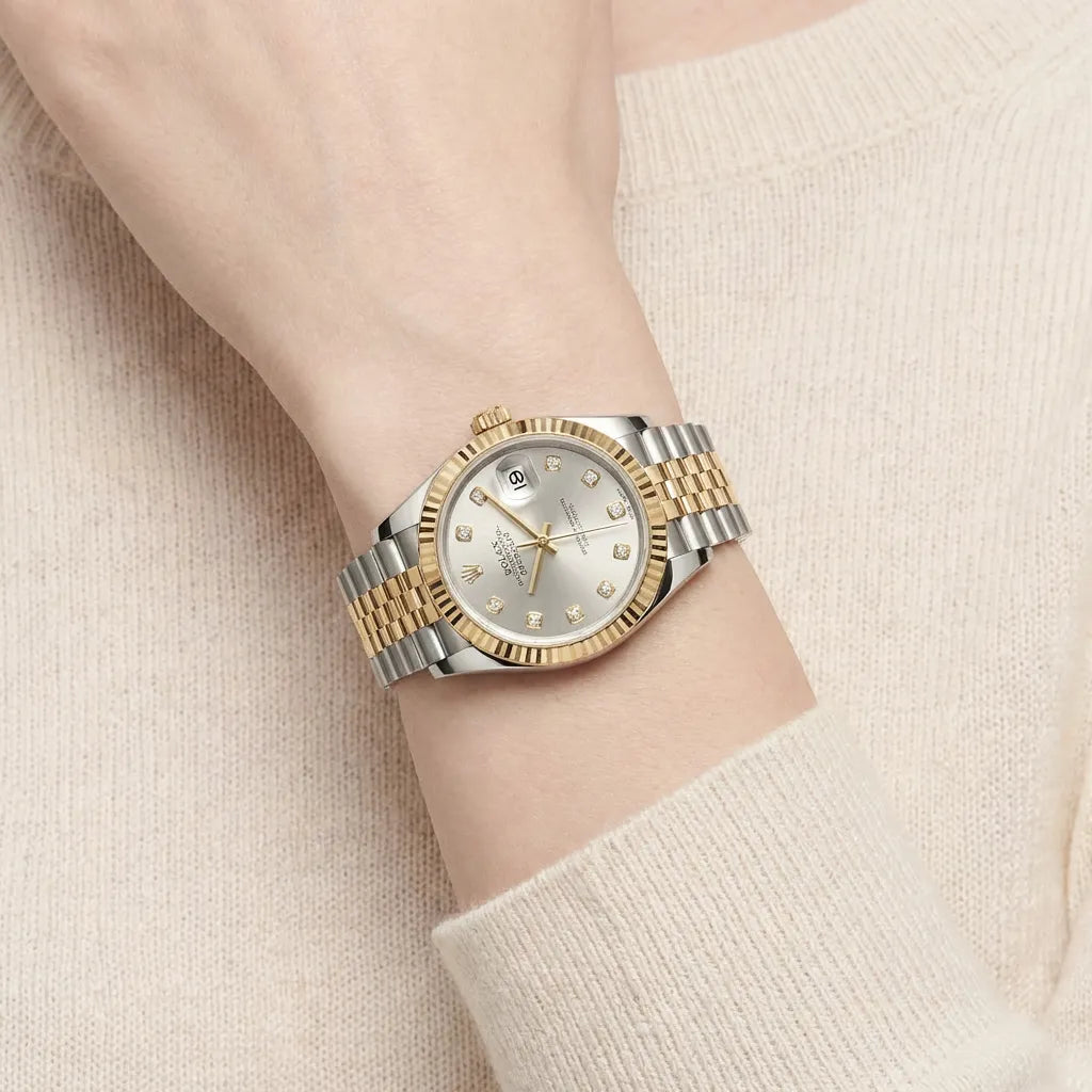 Lady-Datejust Automatic Silver Dial Women's Watch
