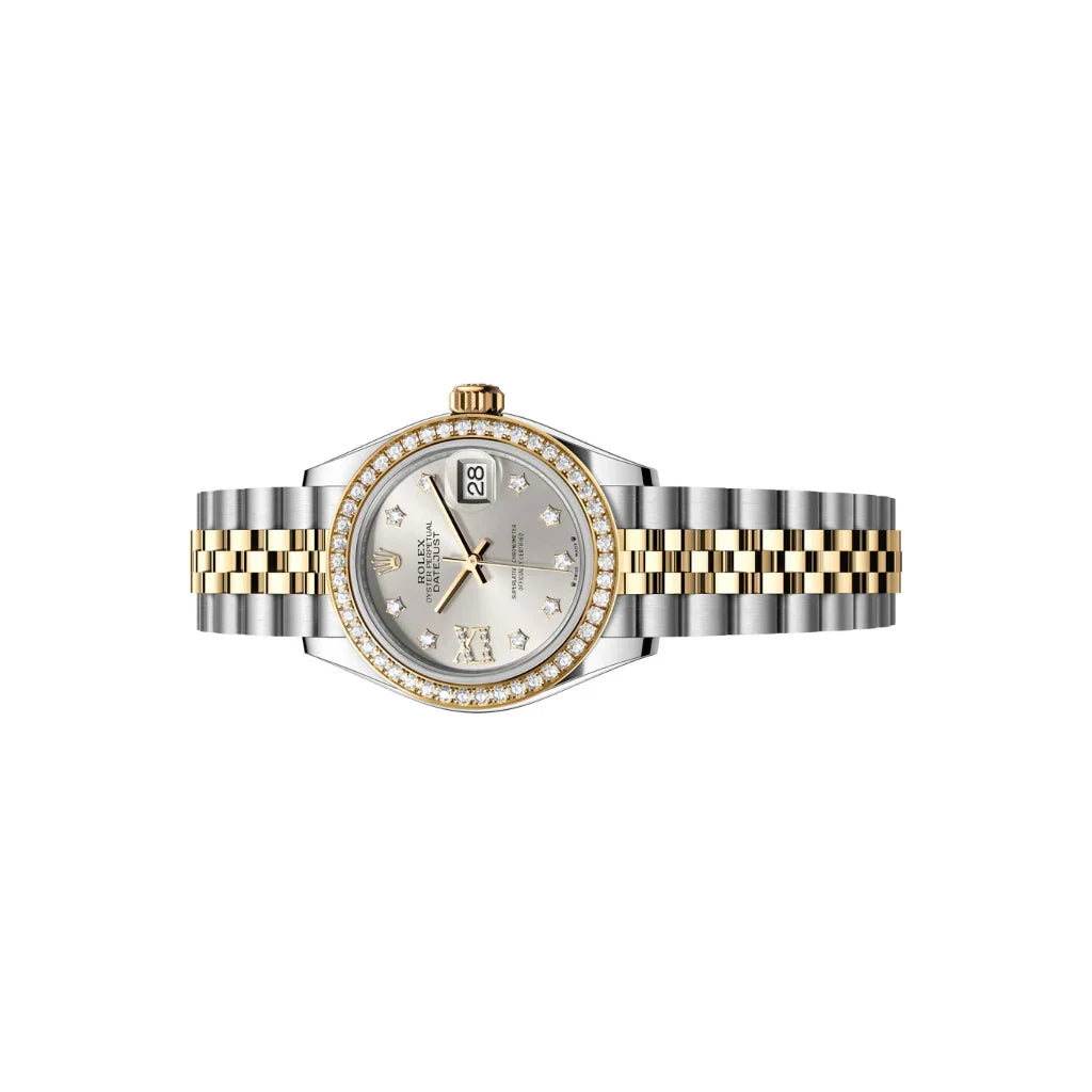 Lady Datejust Automatic Watch With Decorative Diamond Dial