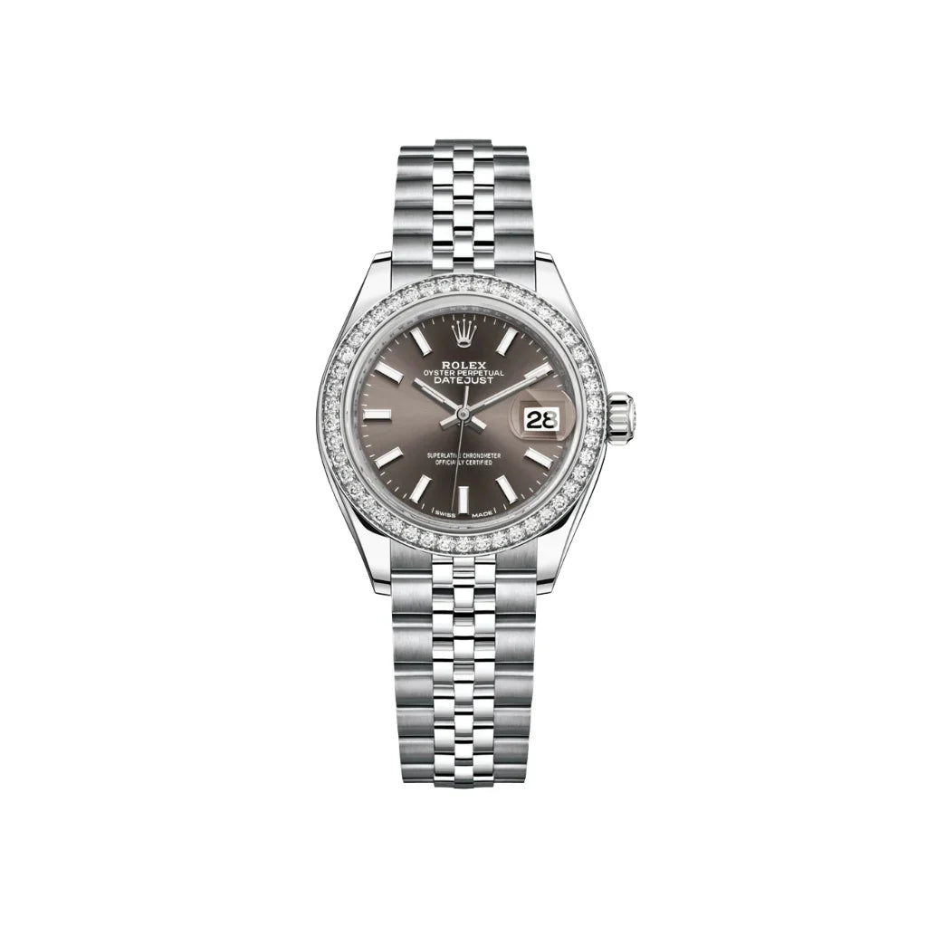 Lady Datejust Automatic Watch With Diamond Bezel Accent