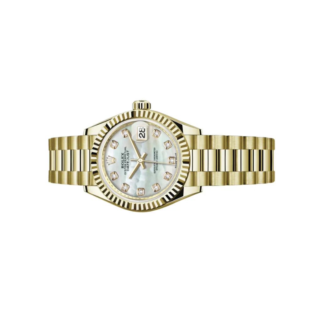 Lady Datejust Automatic Watch With Diamond Hour Layout