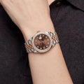 Lady Datejust Automatic Watch With Star-Style Diamond Markers