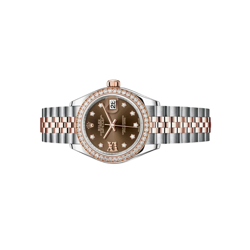 Lady Datejust Automatic Watch With Star-Style Diamond Markers