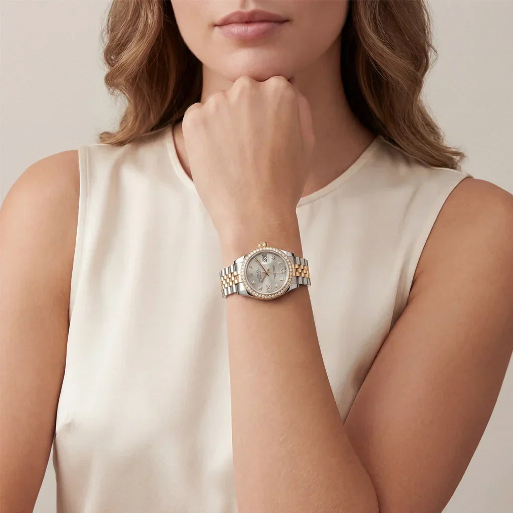 Lady-Datejust Diamond Dial Women’s Watch