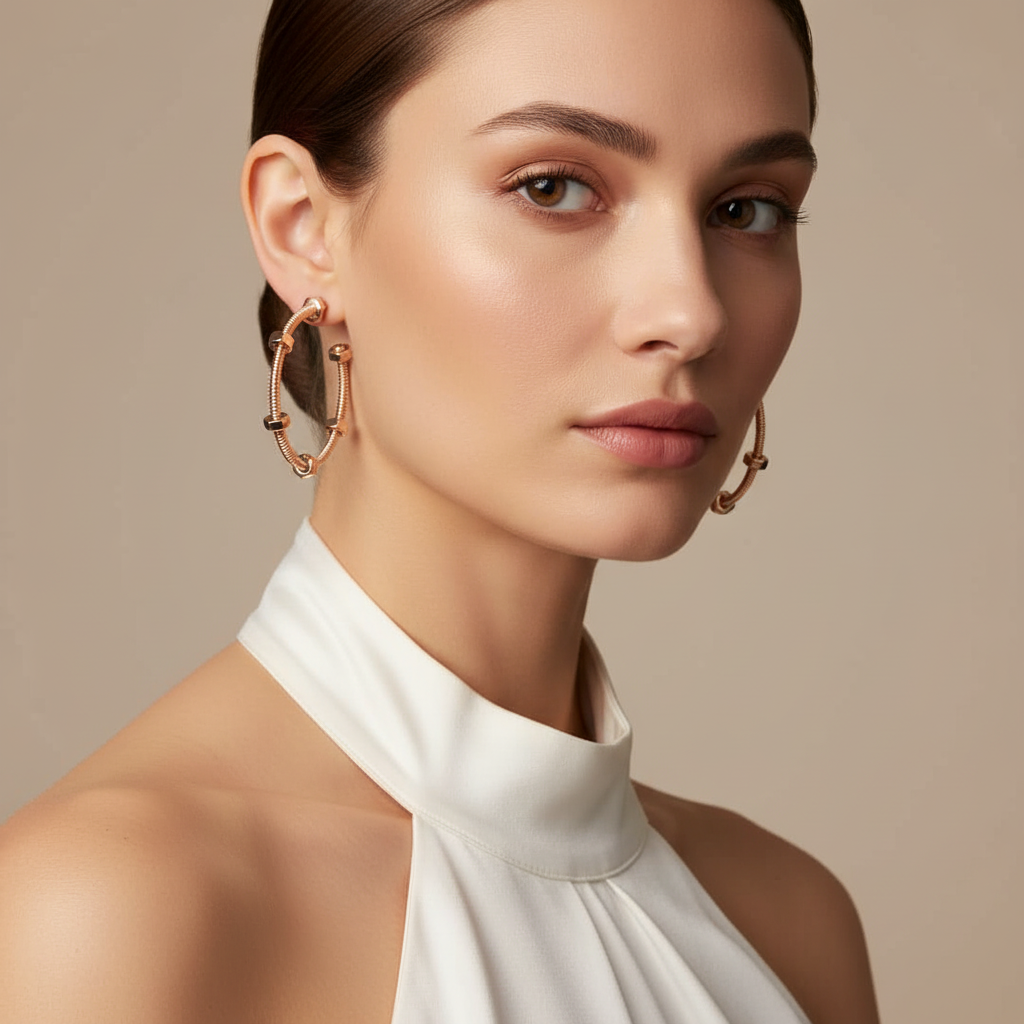 Large Écrou De Earrings