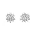 Lotus One Flower Stud Earrings