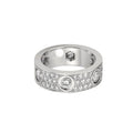 Love 6 Diamonds Paved Ring