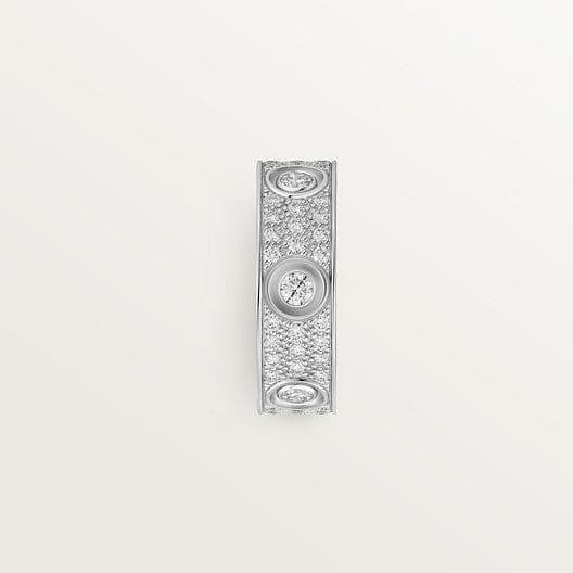 Love 6 Diamonds Paved Ring