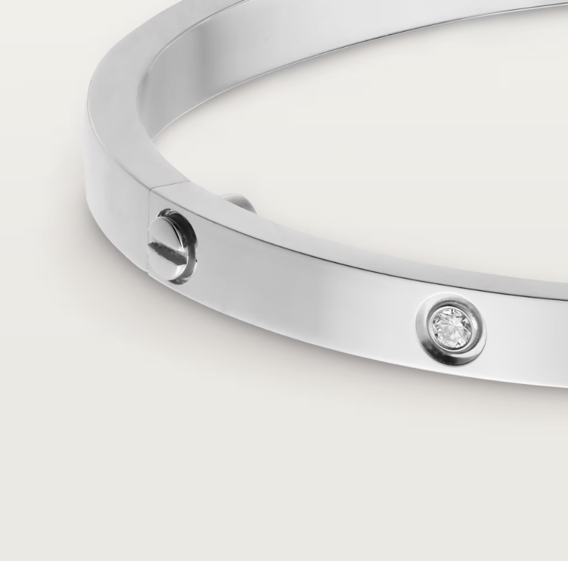 Small 4 Diamonds Love Bracelet