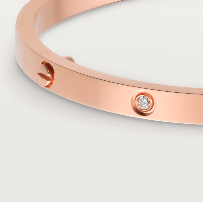 Small 4 Diamonds Love Bracelet