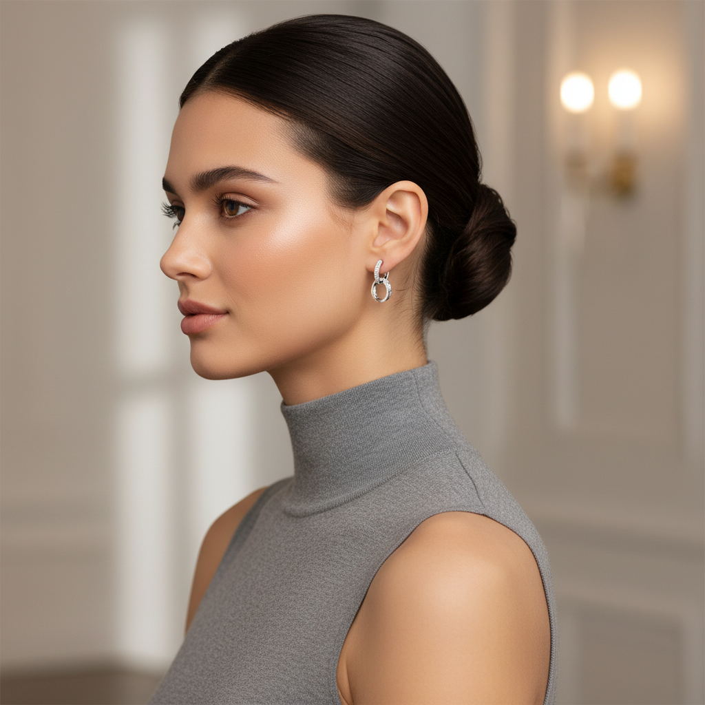 Love Double Hoop Earrings