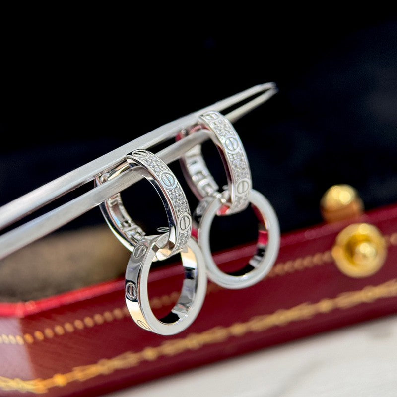 Love Double Hoop Earrings